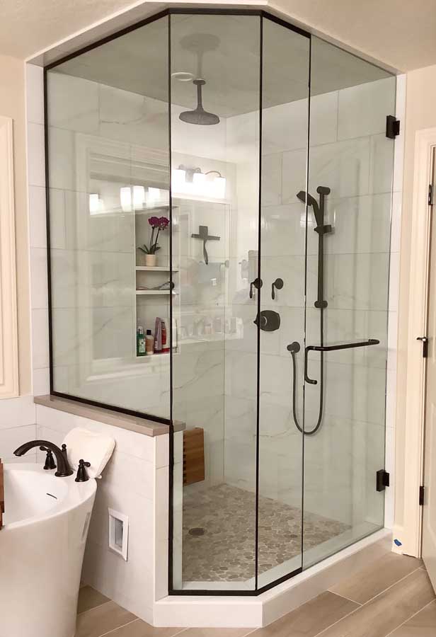 Corner Shower - American Glass & Mirror