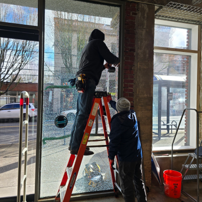 storefront glass Installation in portland bulletproof windows in portland, or